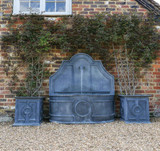 Tiber Curved Water Feature - planters not included