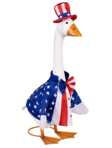 Patriotic outfit to dress your Porch Goose