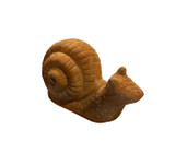 Small Snail Statue in Faded Terracotta finish