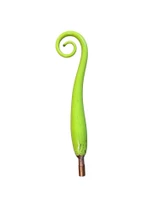 Fiddlehead Glass Finial Lime Green