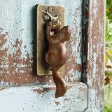 Door Knocker with Squirrel