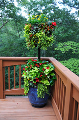 Pamela Crawford Basket Column for Large Pots