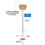 Pamela Crawford Basket Column for Large Pots