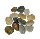 Word Stones with a garden theme