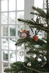 Hedgehog Tree Ornament on Christmas tree
