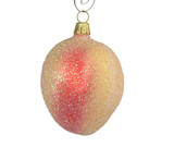 Frosted Apple Blown Glass Ornament
