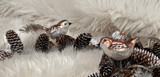 Clip-on Wren Glass Bird Ornaments