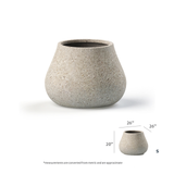 Ash Fiberstone Pot Small - Creme