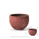 Diana X Large Fiberstone Pot shown in Red