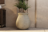 Ra Large Fiberstone Pot in Creme