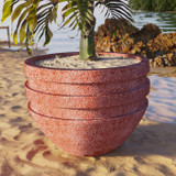 Vesta planter shown in red