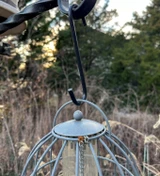 8" S Hook with Bird Feeder