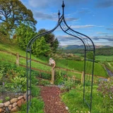 Gothic Arch in countryside garden