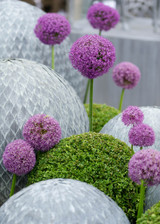 Steel Leaf Ball with Zinc Finish