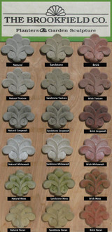 Color Chart for Finish Choices