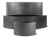 Oval fiberglass planters - 3 sizes, small to large