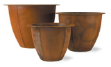 Norman fiberglass planters from Capital Garden Products have an industrial feel