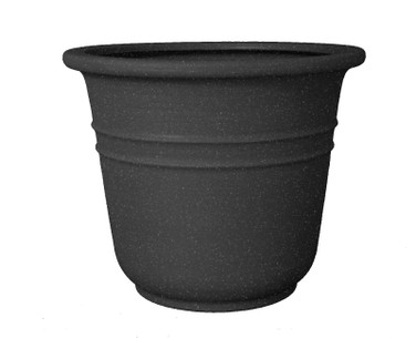 Bell Planter from Riverside Plastics - shown in quarry black