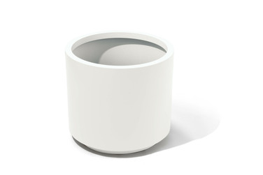 Aluminum Cylinder planter in 3 sizes and 8 finish choices