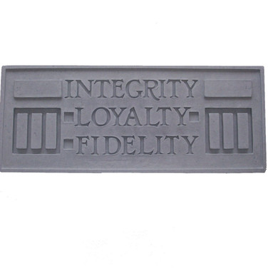 Larkin Plaque Integrity, Loyalty, Fidelity