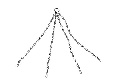 21" Long Hanging Basket Replacement Chain with clips
