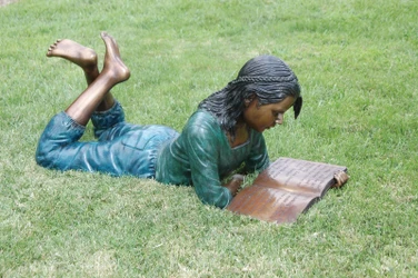 Dorothy Statue of Girl Reading Book