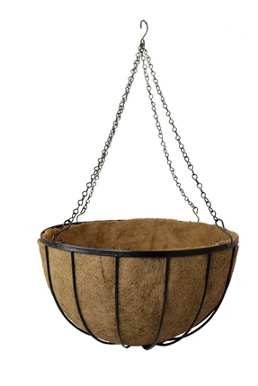 22" x 12" Bellus Hanging Basket with coco liner 