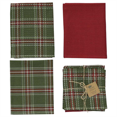 Wintergreen Dishtowel & Dishcloth Set