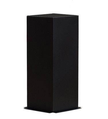 Black Column Pedestal 12"x