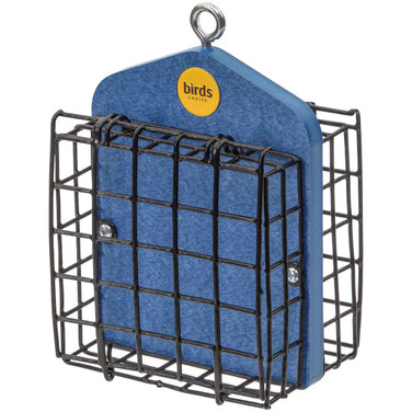 Double sided suet feeder blue