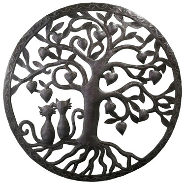 Smitten Kittens Wall Hanging - 23" diameter