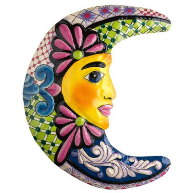 Painted Moon Wall Decor