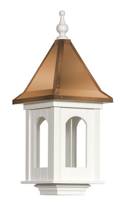 Victorian Bird Feeder with Copper Roof