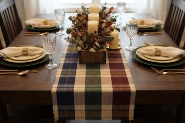 Morocco table runner 13" x 54" - 100% cotton