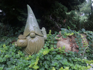 Lucky Gnome in Old World finish