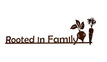 Rooted in Family Wall Sign