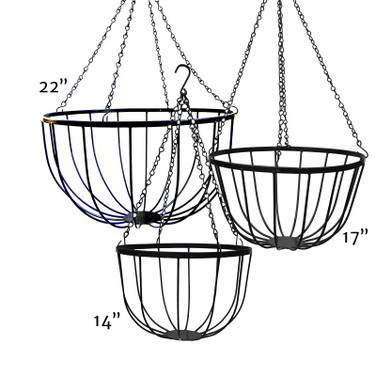 Bellus Deep Hanging Baskets 14", 17" and 22"
