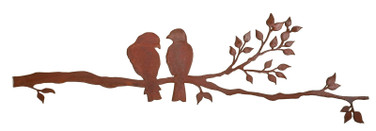 Two Birds on a Branch wall hanging