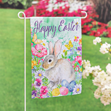 Happy Easter Garden Flag