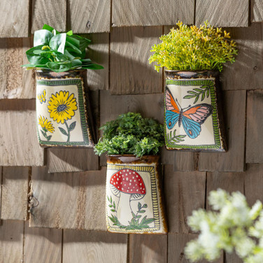Ceramic Pocket Wall Planters