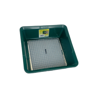 Garden Sieve with plastic base and two interchangeable galvanized mesh screens for both fine screening and more coarse material.