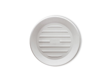 Crescent 18" Round Saucer in Alpine White