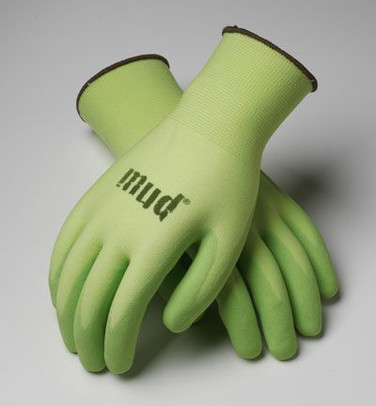 Simply Mud gardening gloves in kiwi