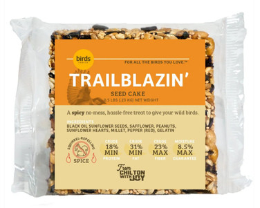 Trailblazin seed cake for feeding birds