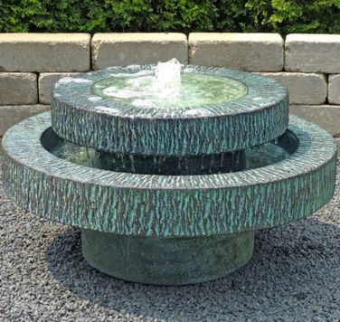 Nirvana 30" Cast Stone Cascading Fountain