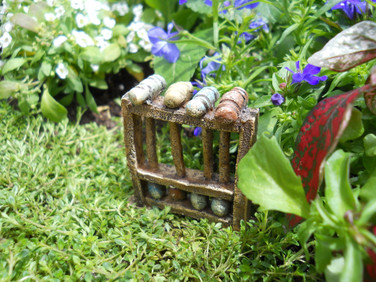 Miniature Vintage Croquet Set