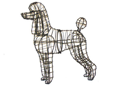 Standard Poodle Topiary Frame