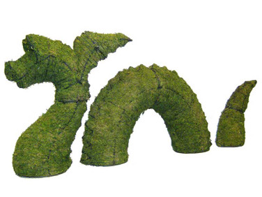 Nessie Monster Topiary Mossed