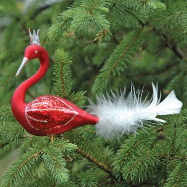 Regal Swan Ornament