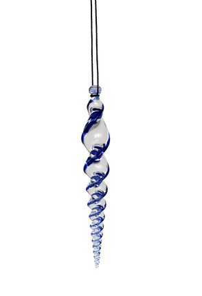 Glass Icicle Ornament